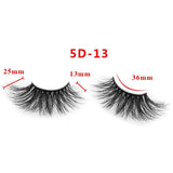 25mm 5D Cross Thick Mink Hair False Eyelashes #34-36