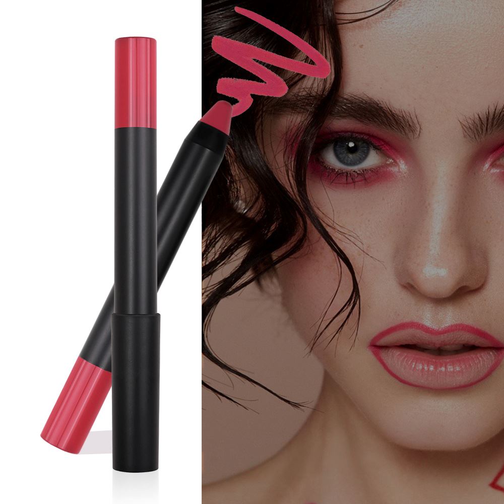 9 Colors Waterproof Lip Liner With Sharpener