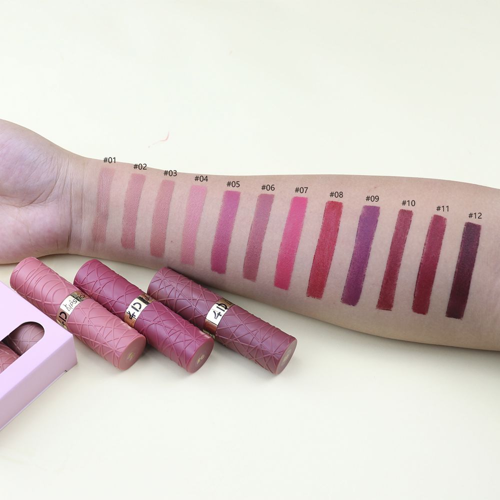 3-Piece Set Nude Matte Lipstick