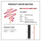 12 Colors Long-lasting Matte Waterproof Lip Liner