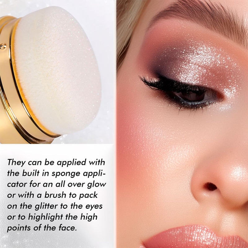 10 Colors Of High-gloss Glitter Powder (With Mirror)