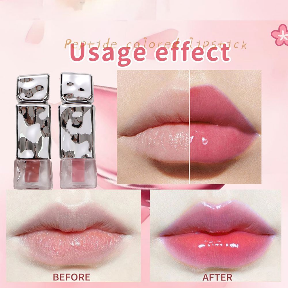 6 Colors Polypeptide Fruit Flavor Lip Glaze Lip Gloss