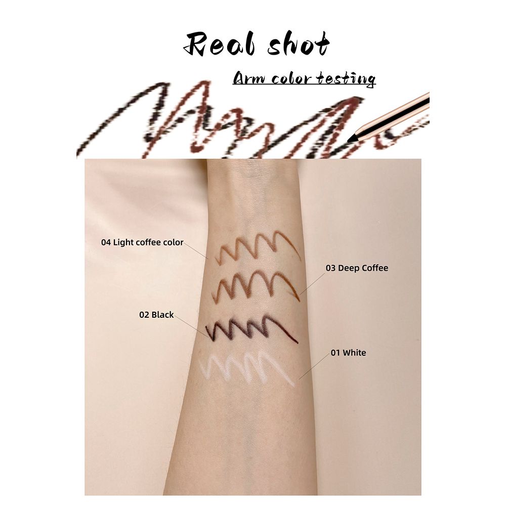 4 Colors Rose Gold Eyeliner (Sharp Pencil)