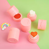 4 Colors Heart Stamp Rouge Matte Blush