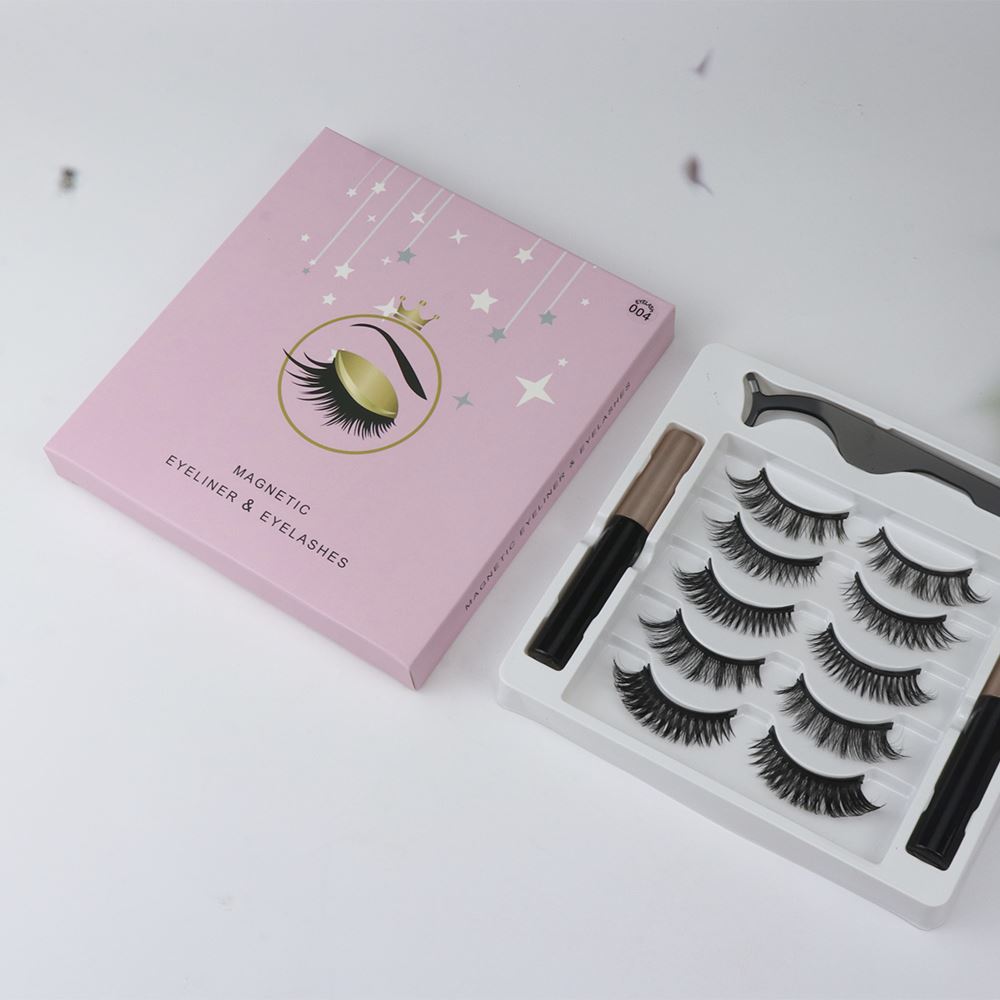 4 Styles 5 Pairs Magnetic False Eyelashes Set