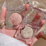 4 Colors Single Color Eye Shadow Pearl Shimmer