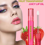 6 Colors Vegetarian Fruit Flavor Lip Oil Anti-drying Moisturizing
