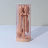 Small waist set of portable makeup brushes (5 pieces/bucket)