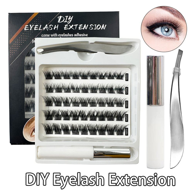 DIY Eyelash Set Curly Ultra Soft Single Cluster Eyelashes