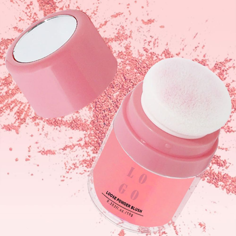 6-color Oil-control Waterproof Blush Powder (With Mirror)