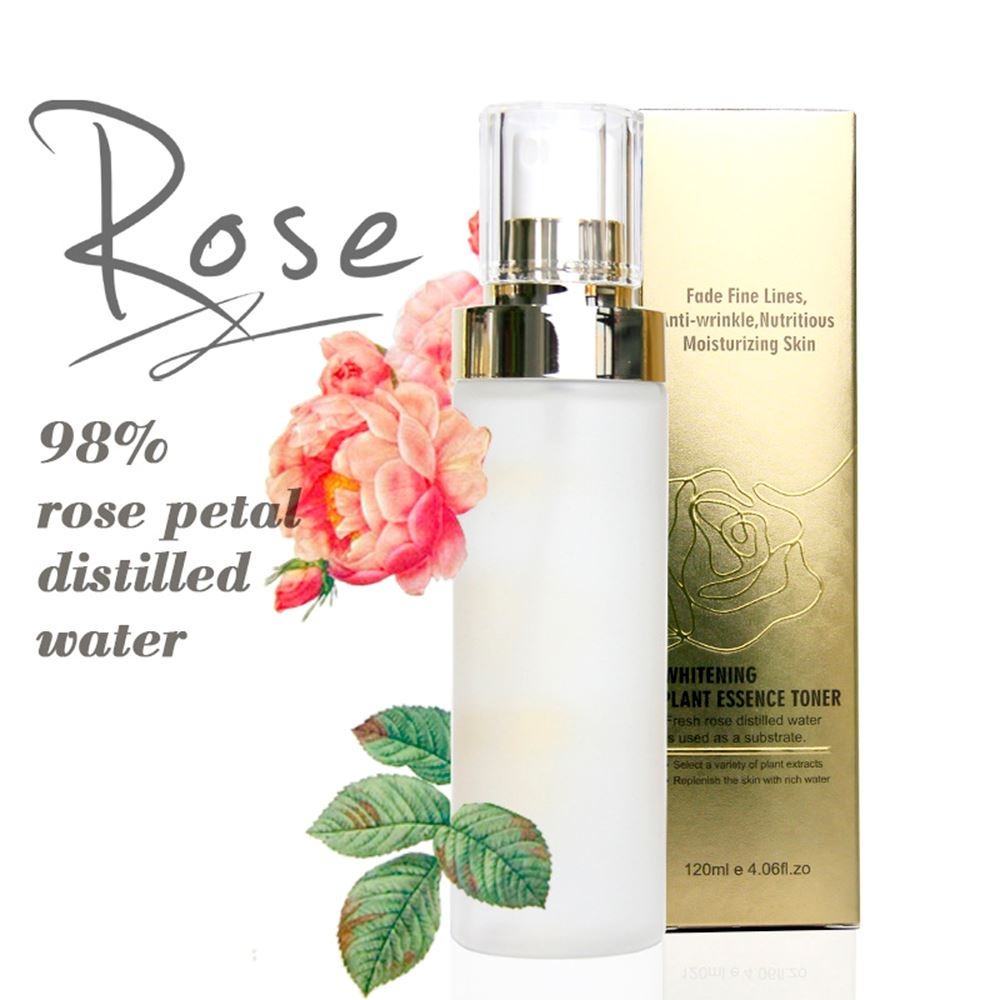 Damascus rose pure dew essence water moisturizing soothing hydrating toner