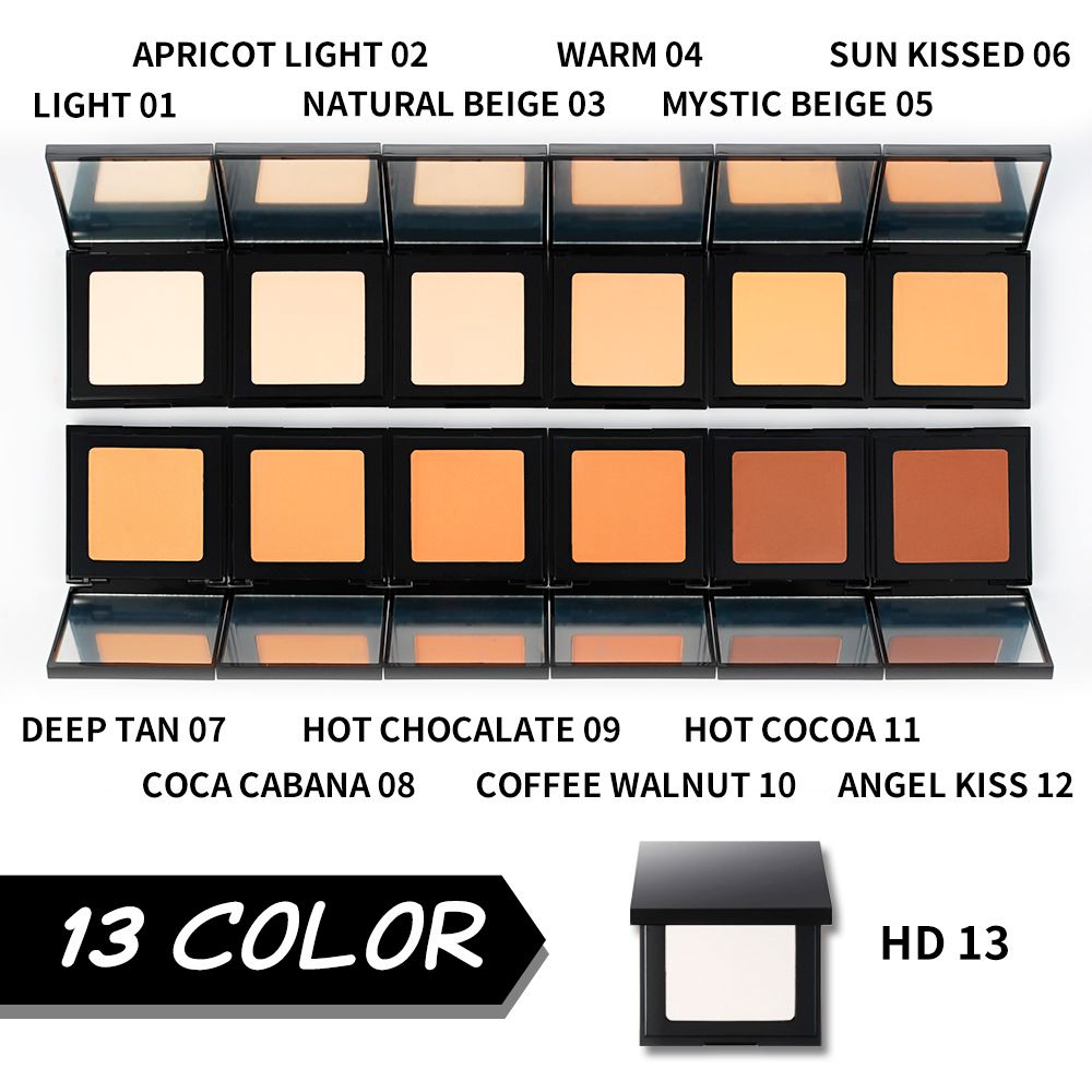 19 Colors Of Makeup Powder To Conceal And Modify The Face