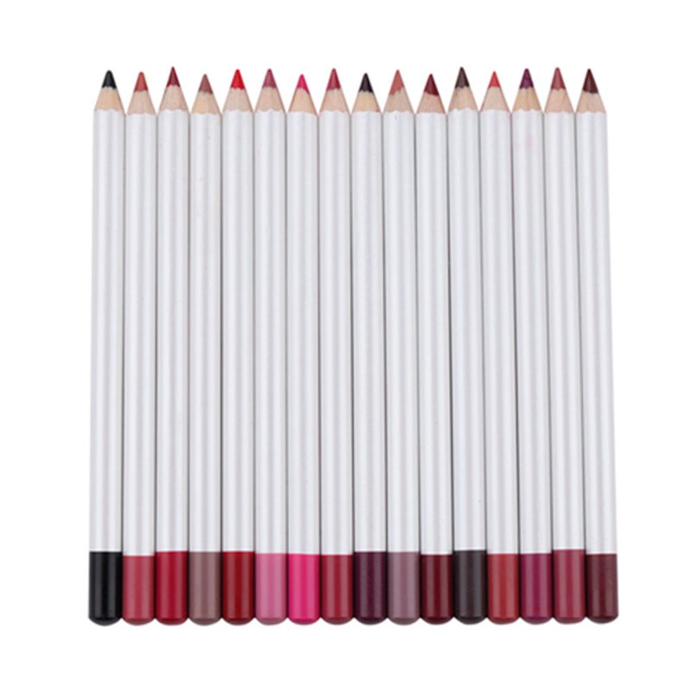 25 Colors Of Matte Waterproof Lip Liner With Sharpener