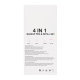 4-in-1-Multifunktionsset aus Eyeliner/Lipliner/Augenbrauenstift/Highlighter