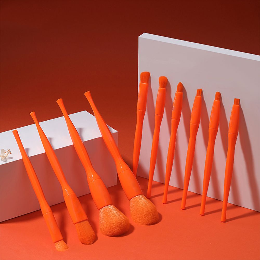 4 Styles, 10-Piece Makeup Brush Set