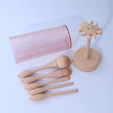 Small waist set of portable makeup brushes (5 pieces/bucket)