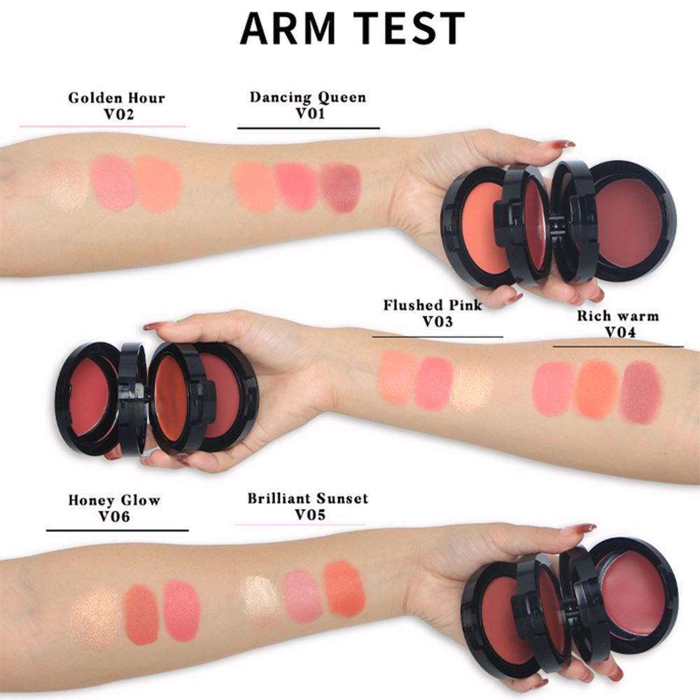 3 Layers Of Silky Cream Blush