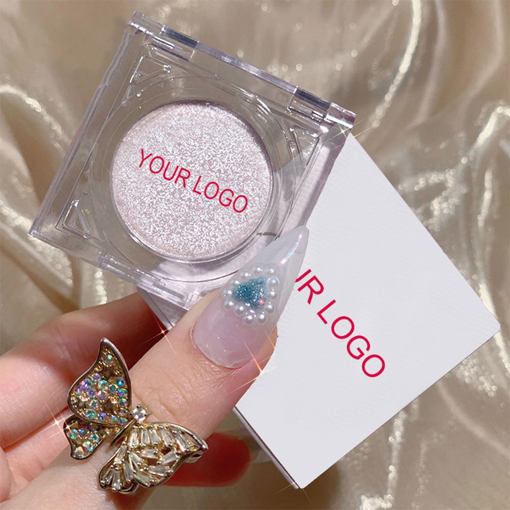 4 Colors Single Color Eye Shadow Pearl Shimmer