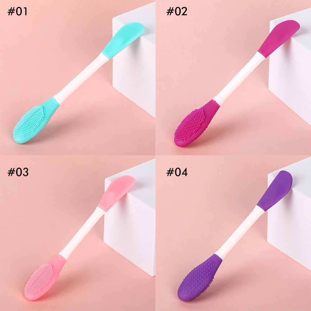 4 Colors Silicone Film Conditioning Wand Soft Head Massage Brush
