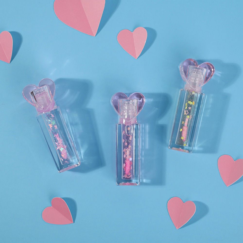 6 Colors Temperature-changing Lip Oil With Glitter