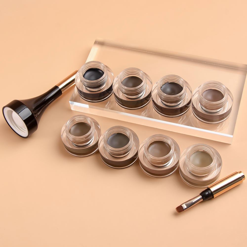 8-Color Waterproof Eyebrow Dye Cream