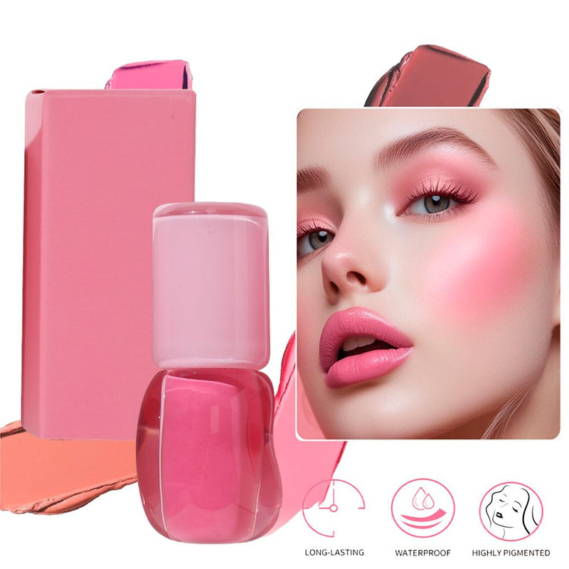 4 Colors Eye/Lip/Cheek 3-in-1 Rouge Liquid Blush
