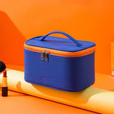 Bolsa de almacenamiento portátil de gran capacidad en 5 colores, bolsa de cosméticos impermeable