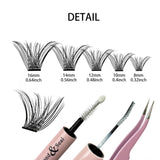 Wholesale Portable Lash Fan Eyelash Extension Beginner Kit Lash Extension Tweezer Set Professional