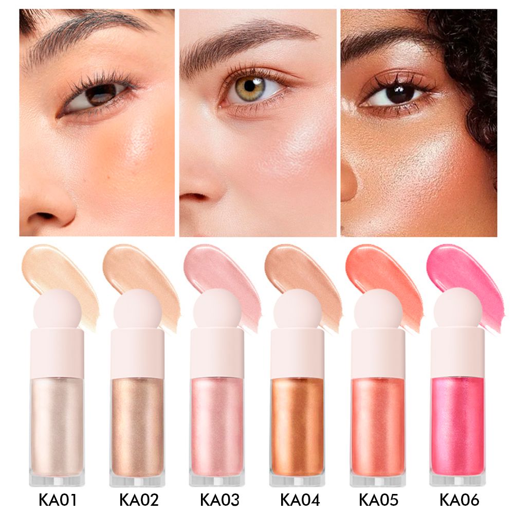 6 Colors Liquid Highlight Blush