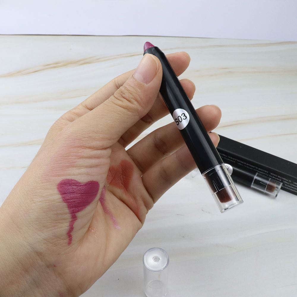 Bolígrafo resaltador/colorete de doble punta de 8 colores