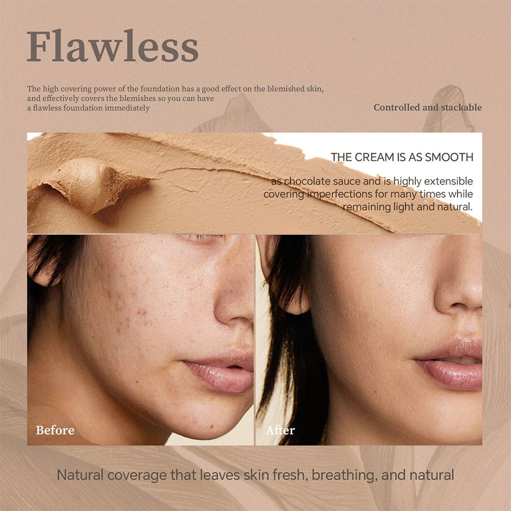 5-color Matte Foundation Stick Concealer
