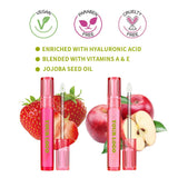 6 Colors Vegetarian Fruit Flavor Lip Oil Anti-drying Moisturizing
