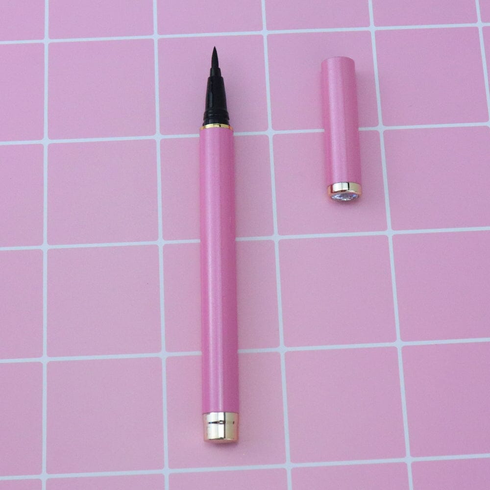 2 Colors False Eyelashes Self-adhesive Eyeliner
