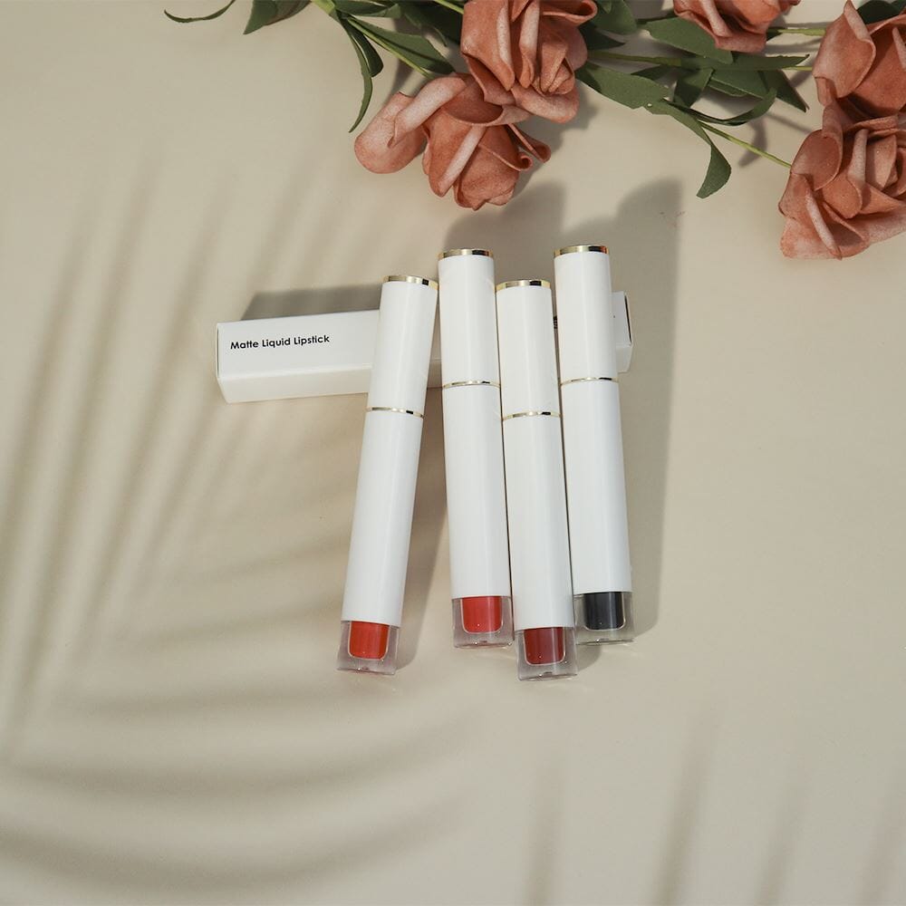 63 Farben, matter, nicht haftender flüssiger Lippenstift Nr. 34–63