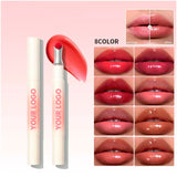 8 Colors Aluminum Alloy Head Moisturizing Lip Gloss