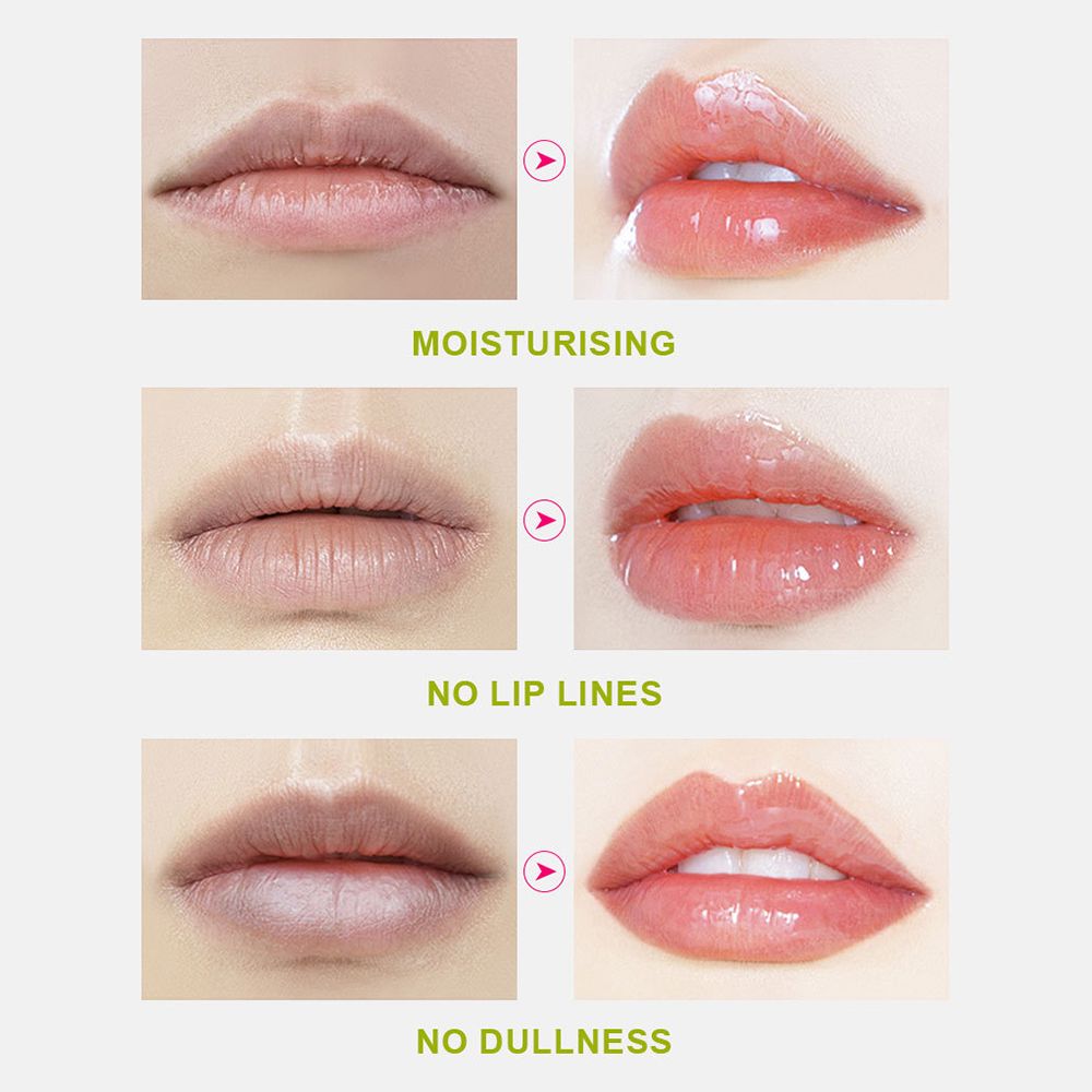 6 Colors Vegetarian Fruit Flavor Lip Oil Anti-drying Moisturizing