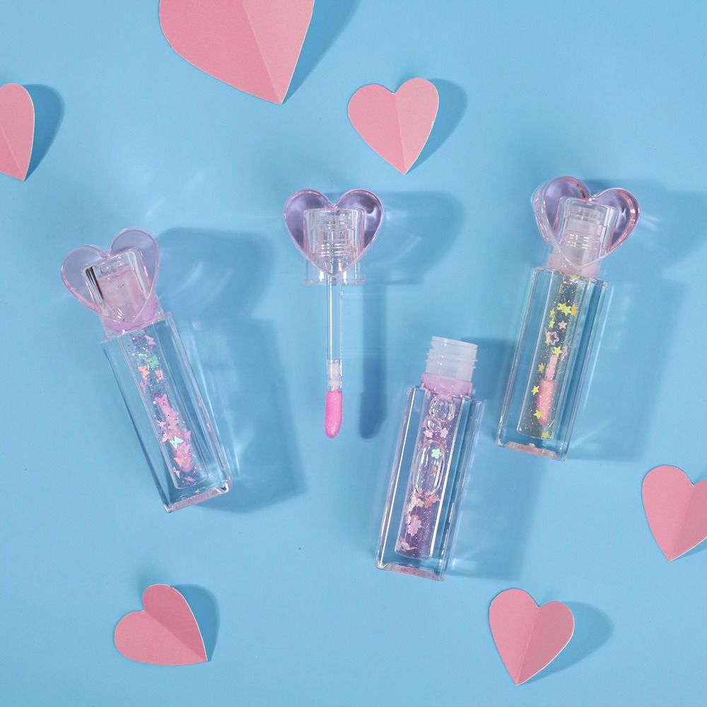 6 Colors Temperature-changing Lip Oil With Glitter