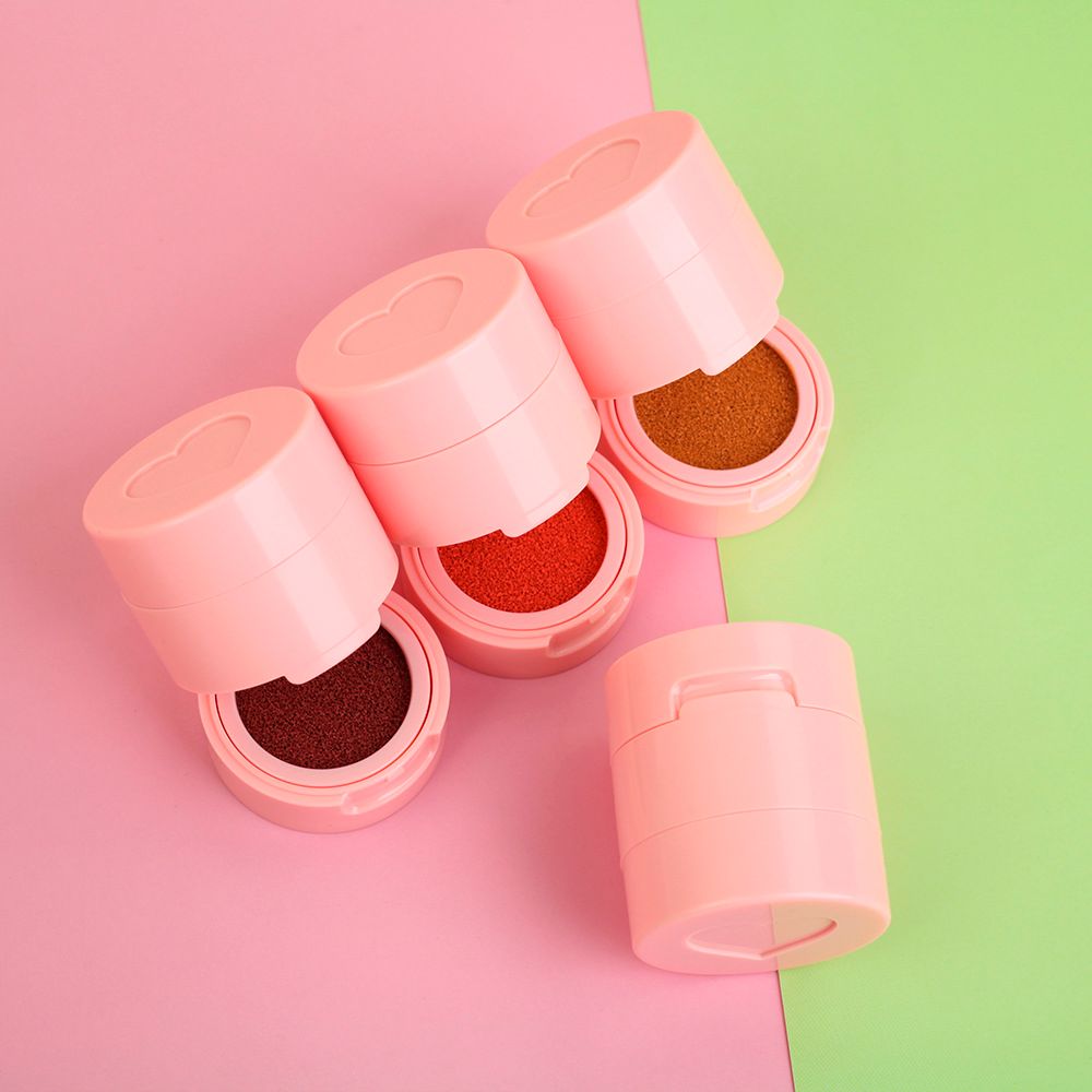 4 Colors Heart Stamp Rouge Matte Blush