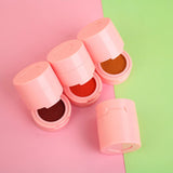 4 Colors Heart Stamp Rouge Matte Blush