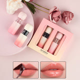 2-pack Transparent Lip Oil + Matte Tear-off Liquid Lipstick