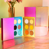 24 Colors Double-open Foldable Mixed Color Eyeshadow Palette