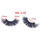 25mm fried hair colorful fluffy exaggerated imitation mink false eyelashes