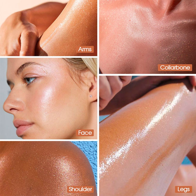 5 Colors Dropper Type Highlight Brightening Diamond Liquid Highlight