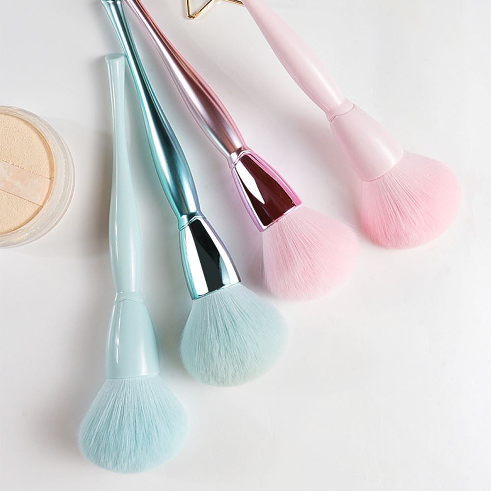 4 colors single extra large loose powder/cheek makeup brush