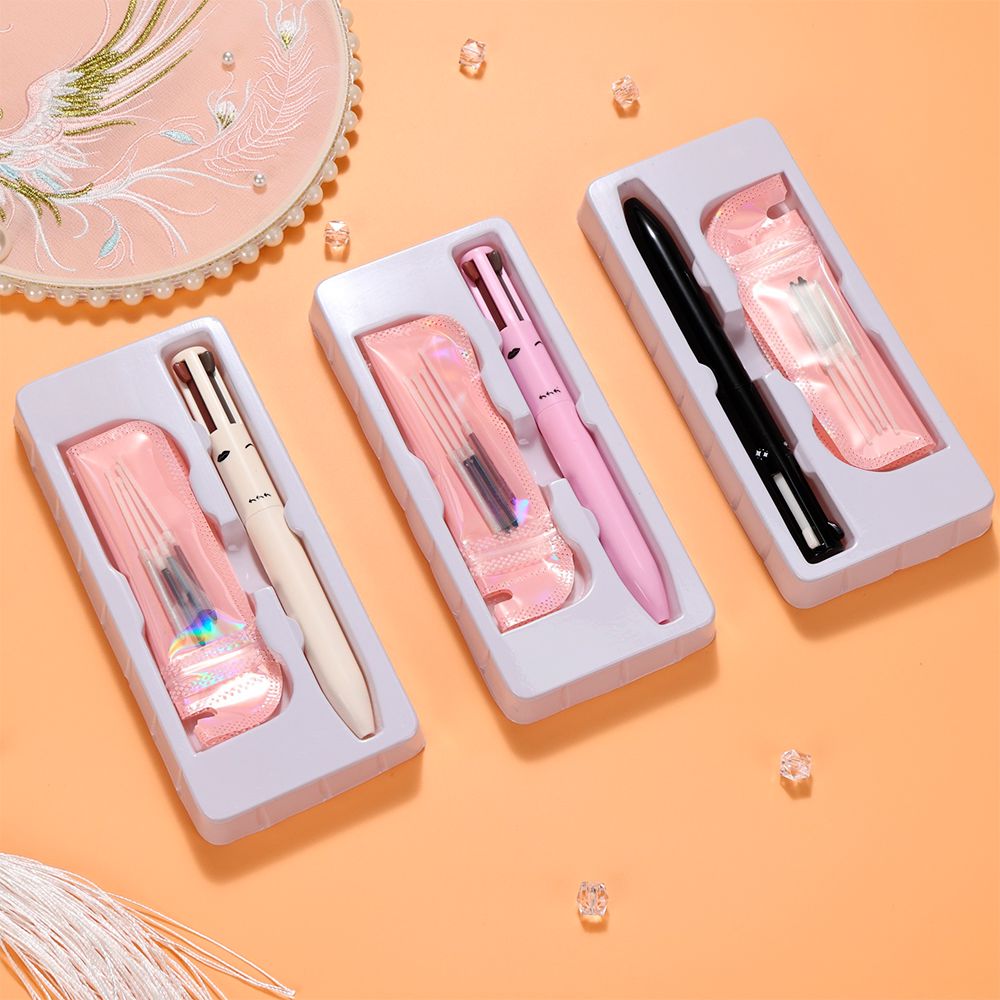 4-in-1-Multifunktionsset aus Eyeliner/Lipliner/Augenbrauenstift/Highlighter