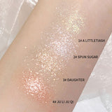 4 Colors Single Color Eye Shadow Pearl Shimmer