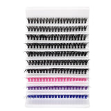 10 Rows Of Thick And Curled Diy Eyelashes 8mm-16mm
