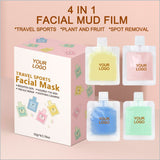 Mascarilla facial de barro 4 en 1