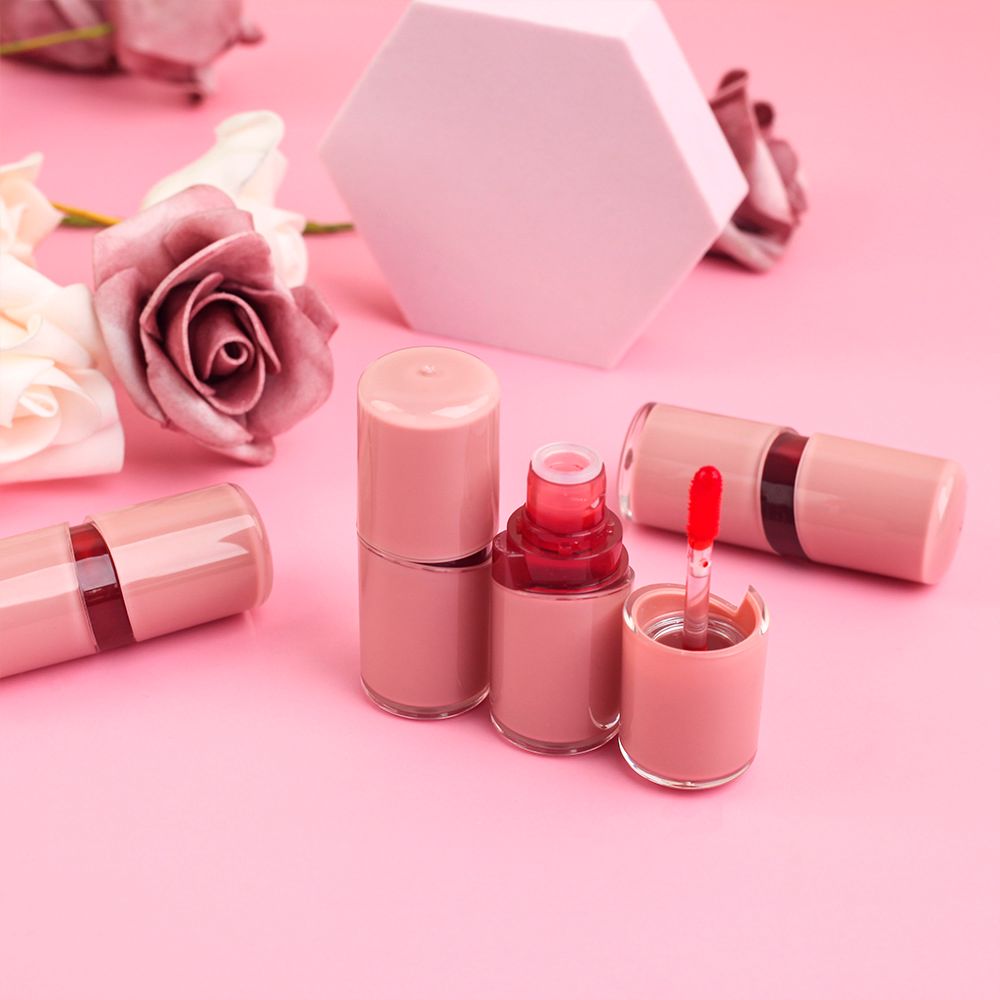 4 Colors  Moisturizing Peel Off Lip Tint Custom Logo Lip Gloss Long Lasting Waterproof Liquid Matte Gloss