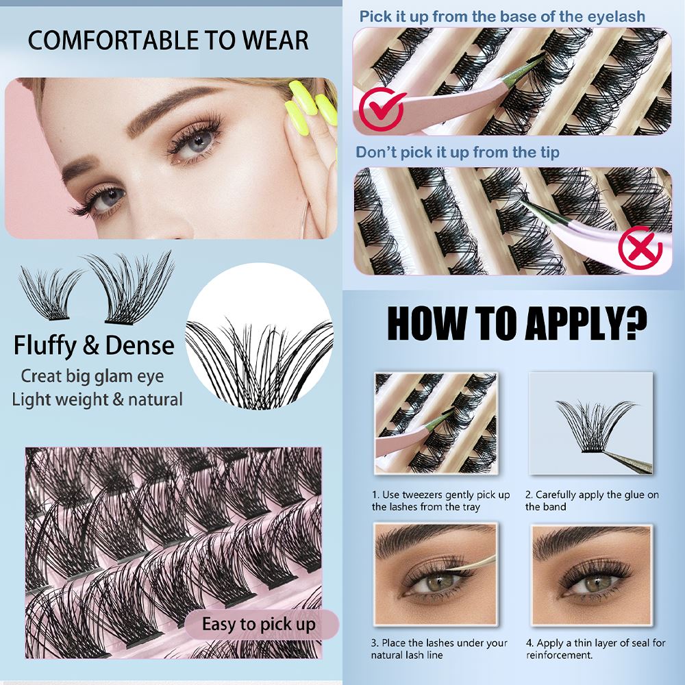 Wholesale Portable Lash Fan Eyelash Extension Beginner Kit Lash Extension Tweezer Set Professional